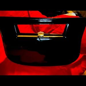 Vintage patent leather handbag